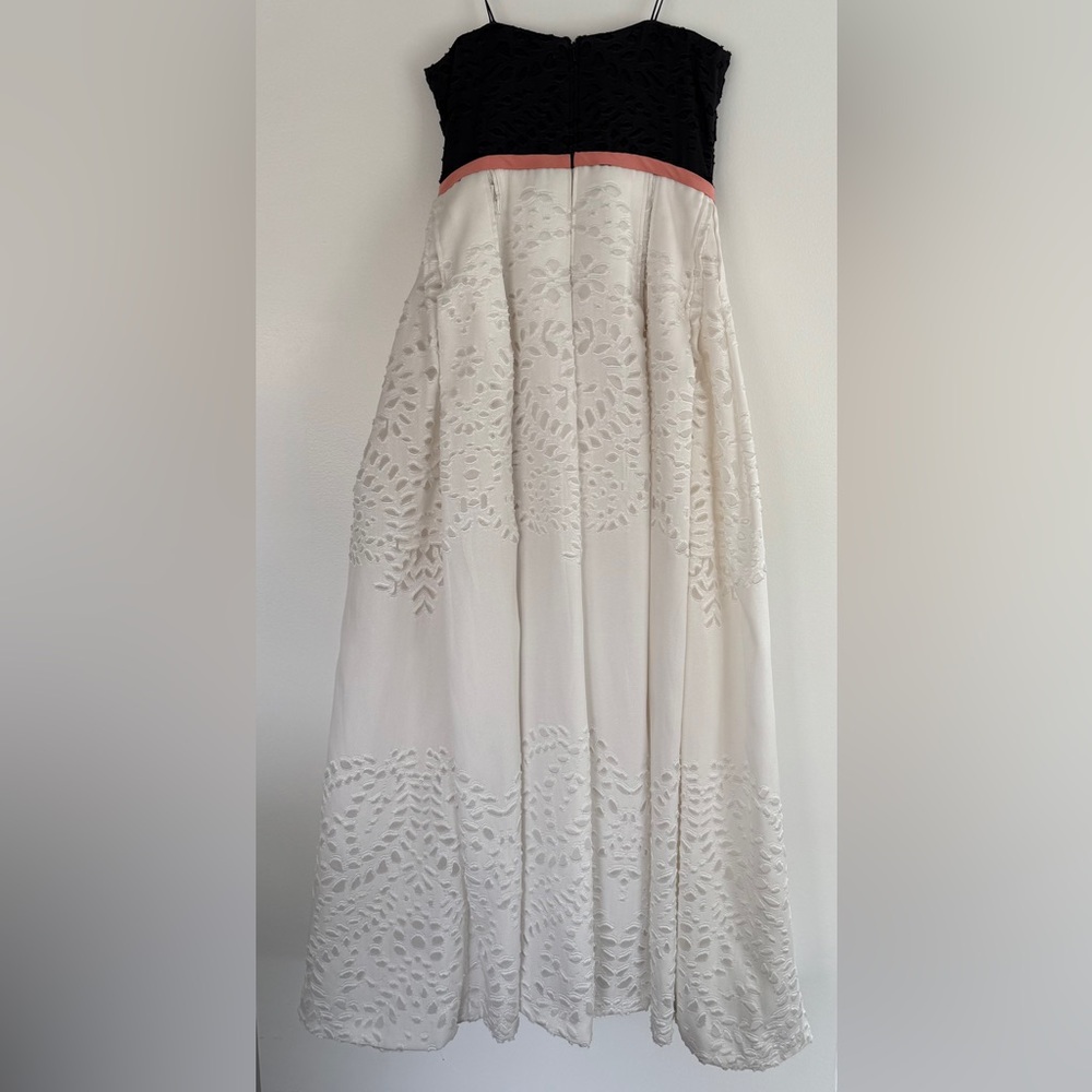 Carolina Herrera Elegant 100% Silk Long Dress With Cropped Jacket Size 10 - Picture 5 of 12